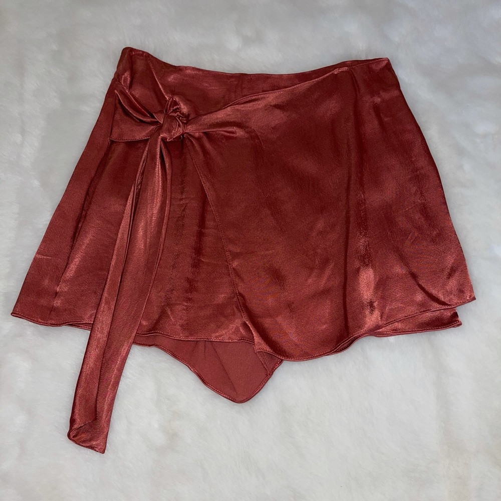 Brick red skort